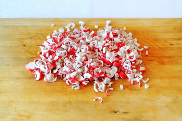 Крабовые палочки нарезанные