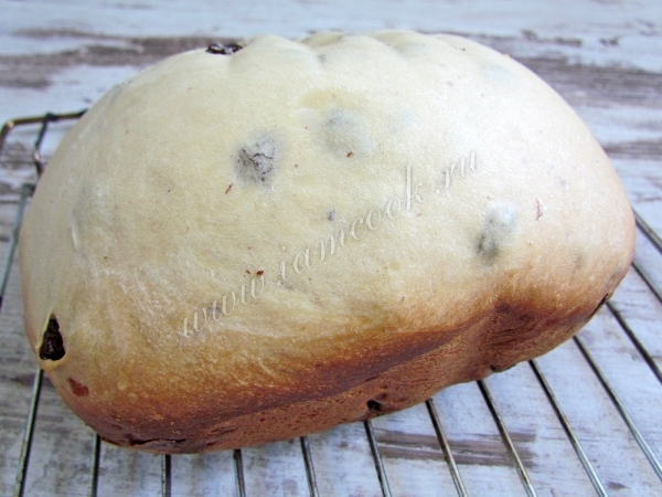 Рецепт сдобного кулича с изюмом