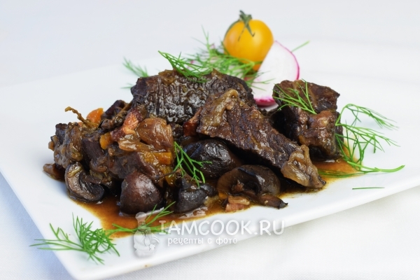 Фото говядины по-бургундски
