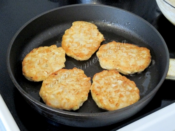 Обжарка на другой стороне