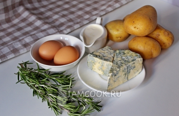 Ингредиенты для картофеля с дорблю