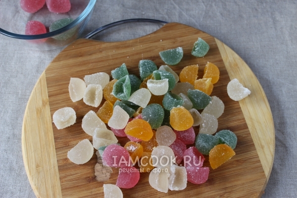 Порезать мармелад