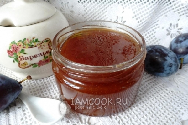 Рецепт сливового варенья с базиликом