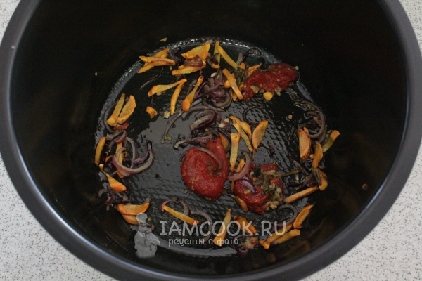 Поджарить овощи