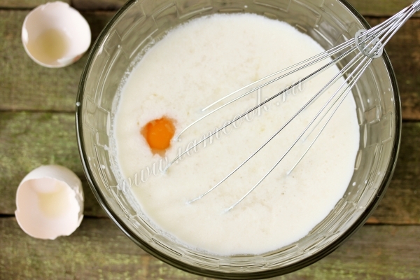 Кефир и яйцо