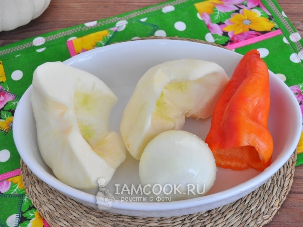 Почистить и помыть овощи