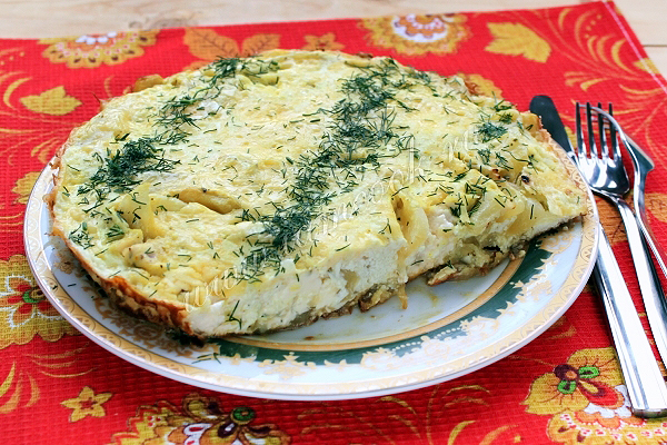 Запеканка из кабачков в мультиварке