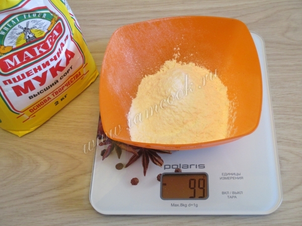 Добавить муку