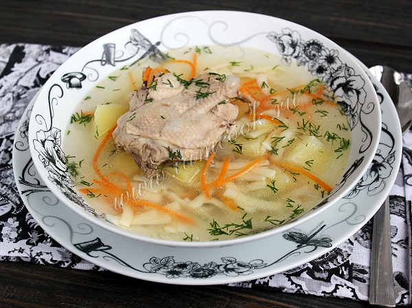 Куриный суп в мультиварке, рецепт
