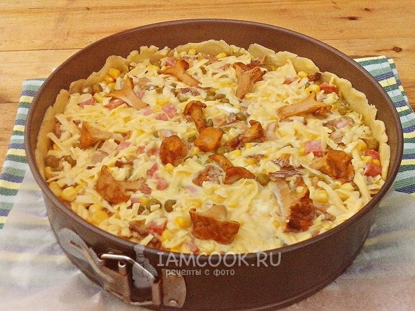 Залить пирог заливкой