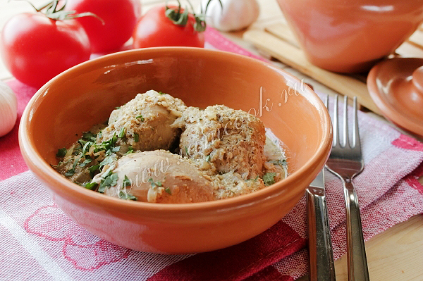 Сациви из курицы по-грузински