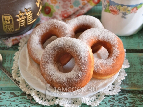 Фото классического пошагового рецепта пончиков