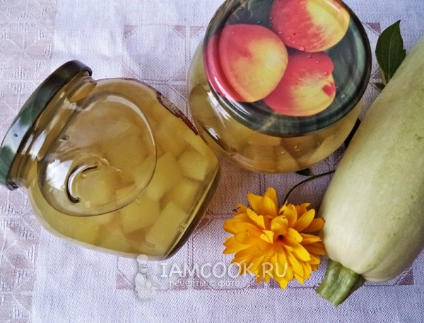 Рецепт компота из кабачков на зиму
