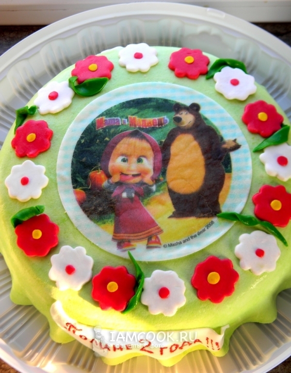 Торт с мастикой