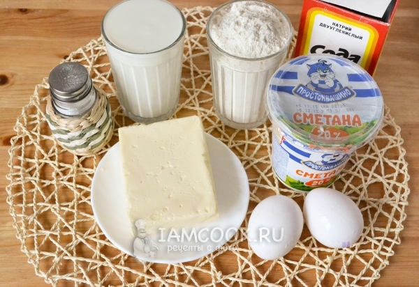 Ингредиенты для теста