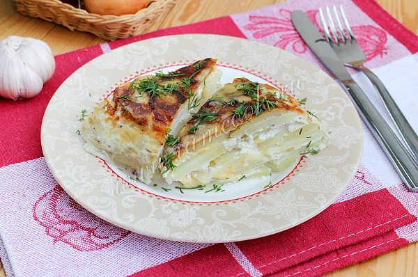 Рецепт картофельной запеканки в мультиварке