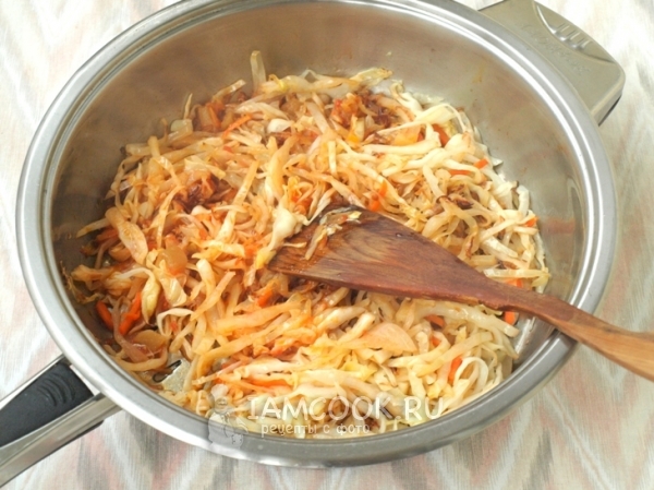 Обжарка капусты
