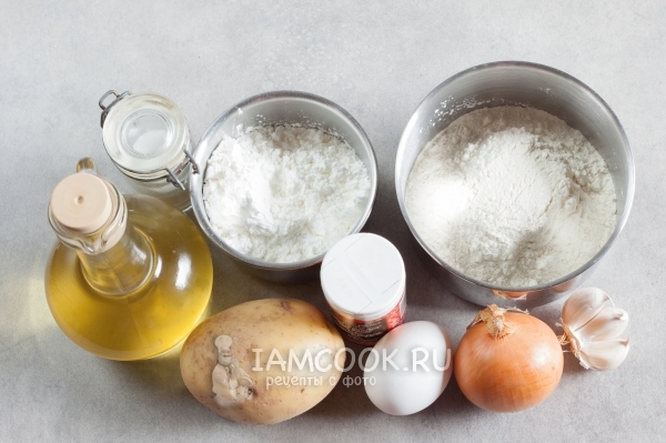 Ингредиенты для картофельных вафель