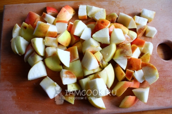 Порезать яблоки
