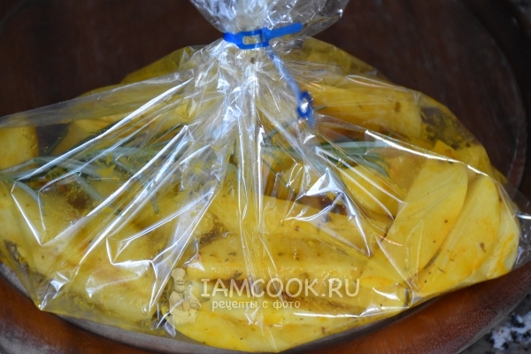 Запечь картофель