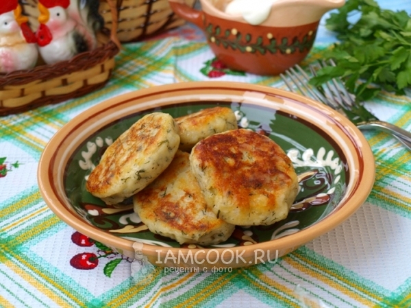 Оладьи из картофельного пюре