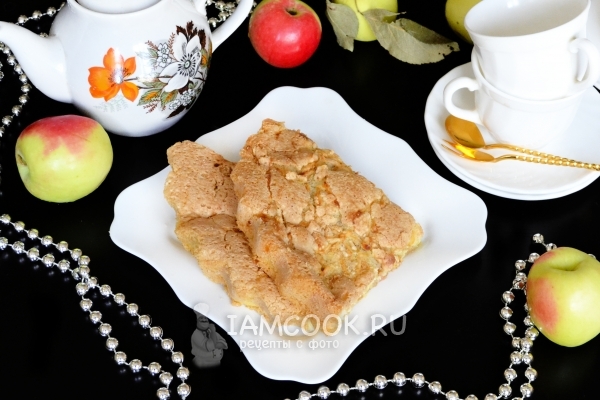 Рецепт пирога с яблоками рецепт на быструю руку