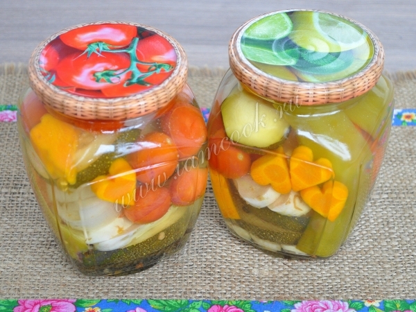 Овощное ассорти на зиму