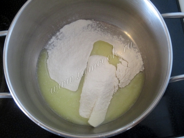 Сливочное масло с мукой