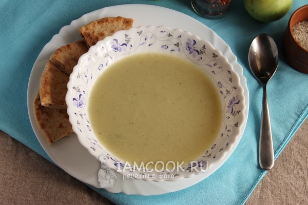 Фото супа-пюре из чайота