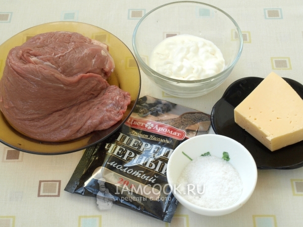 Ингредиенты для мяса по-купечески