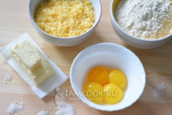 Ингредиенты для сырных палочек