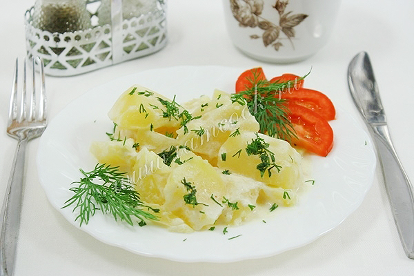 Рецепт тушения картошки в мультиварке