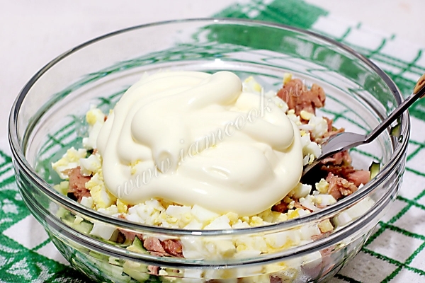 Добавить майонез