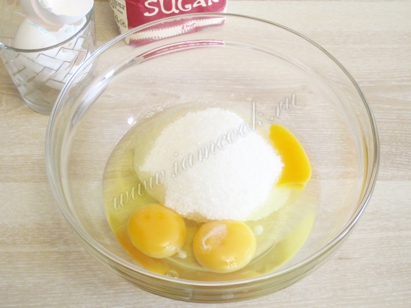 Яйца с сахаром