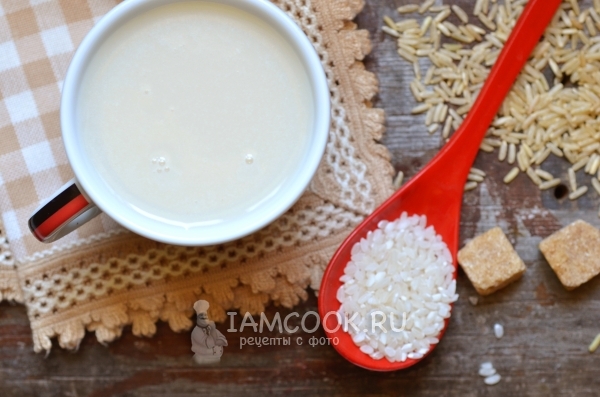 Готовое рисовое молоко
