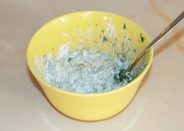 Сметанный соус для кабачков