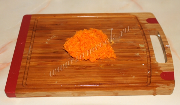 Тертая морковь