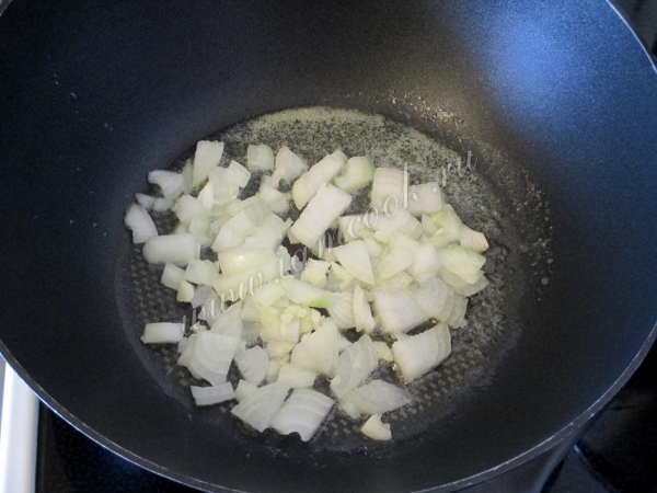 обжарка из лука и чеснока