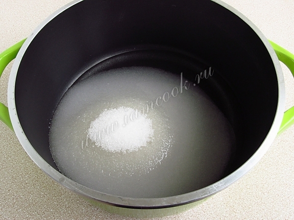 Варим сахарный сироп