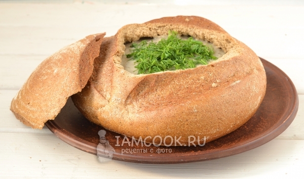 Суп в хлебе