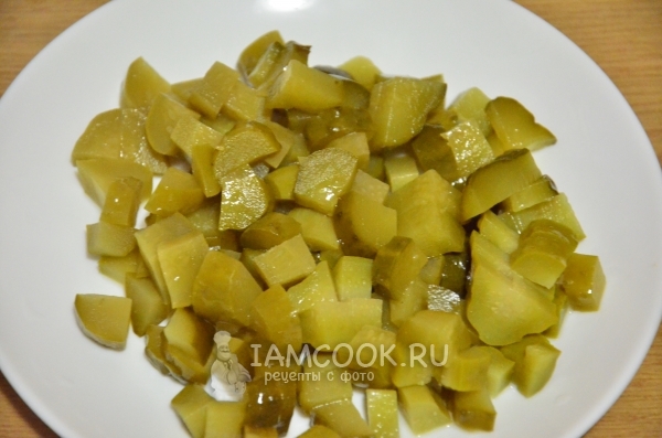 Порезать огурец