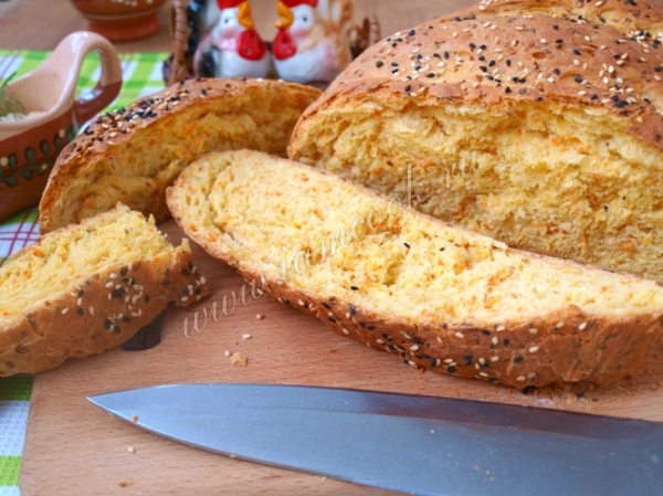Хлеб с морковью