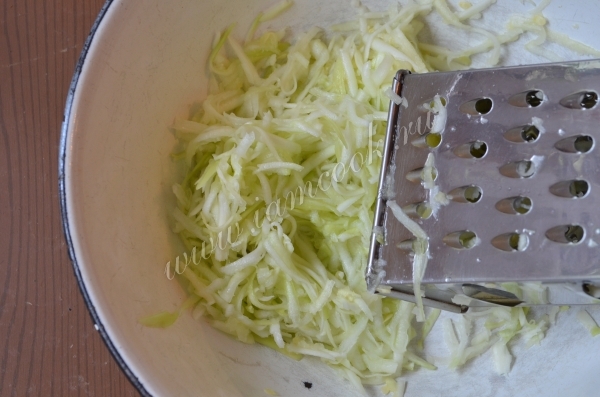 кабачок тертый