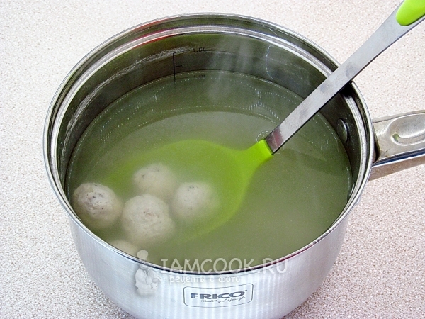 Отварить тефтели