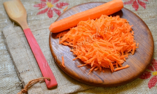 Морковь тертая