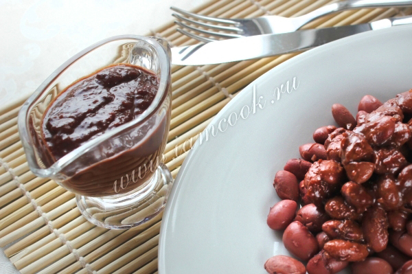 шоколадный соус к мясу