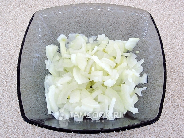 Лук рубленный