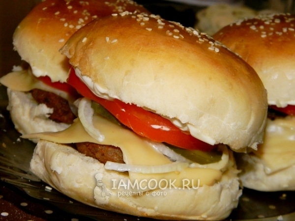 Готовый бургер