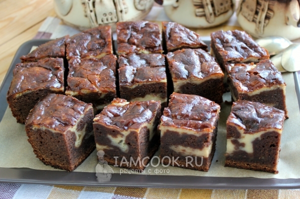 Рецепт брауни с маскарпоне