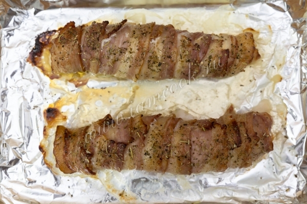 Запеченные рулетики из курицы с сыром